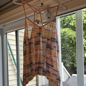American Eagle Outfitters Multicolor Striped Tank Top